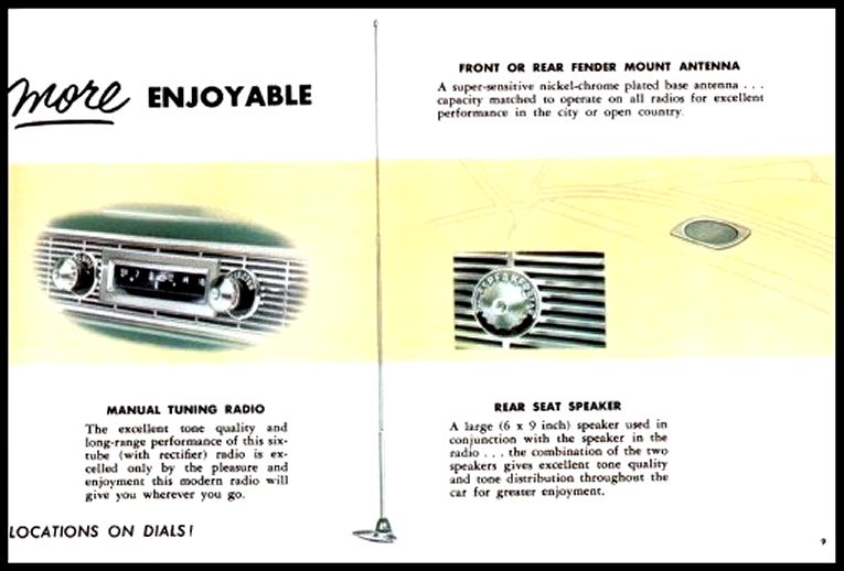 1956 Chevrolet Accessories Booklet Page 11